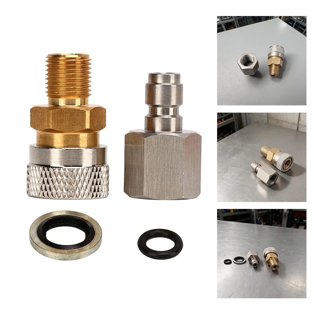 Filling Charging Hose Quick Release Coupler Adaptor 1/8 For BSP Quick Connect Pneumatic Quick Coupling Brass Connector Socket