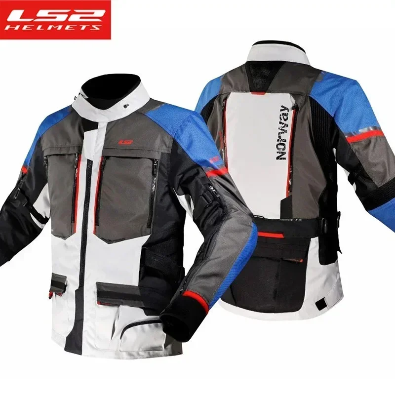 

LS2 Norway Motorcycle Riding Suit Rally Kit for Men Women Anti-drop Waterproof Insulated Moto Racing Knight Jacket Four Seasons