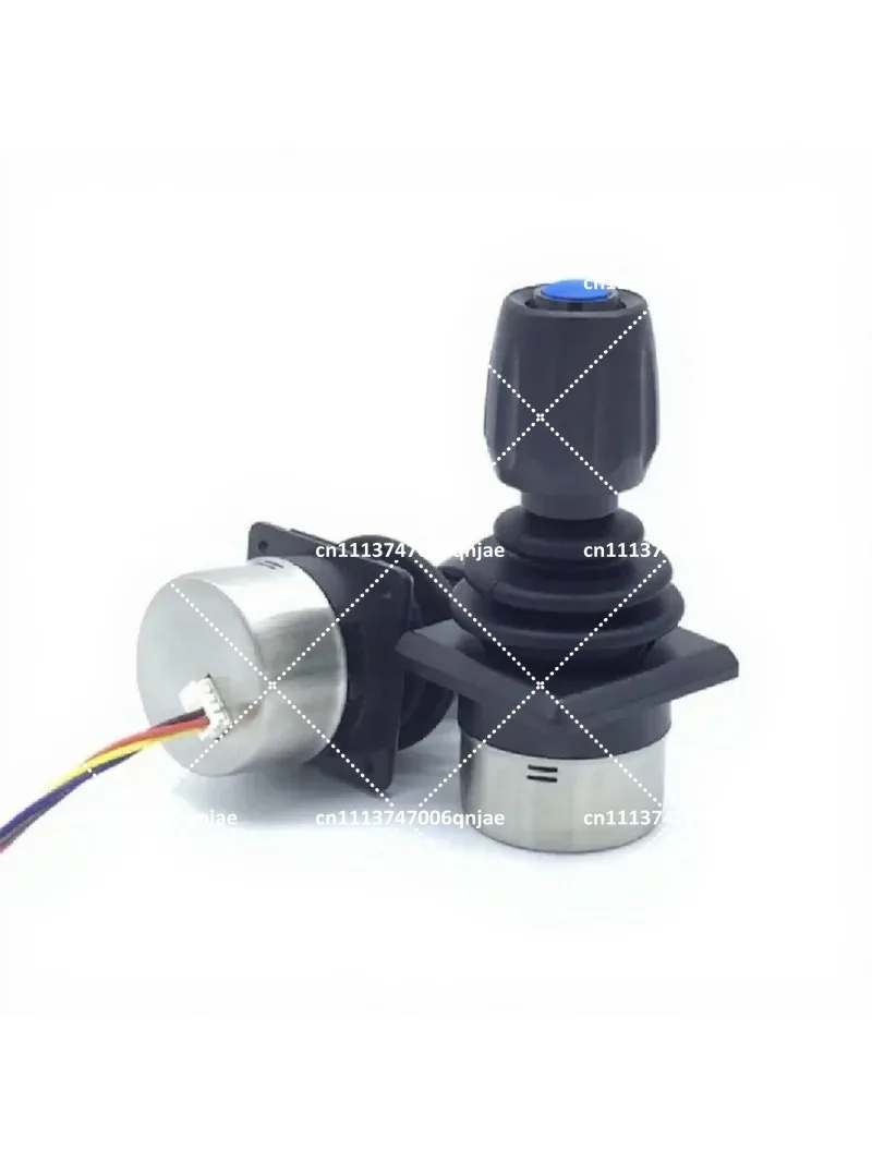 Three-Axis 1-Button Lever Industrial Joystick Handle Head for Hall Joystick Replacement