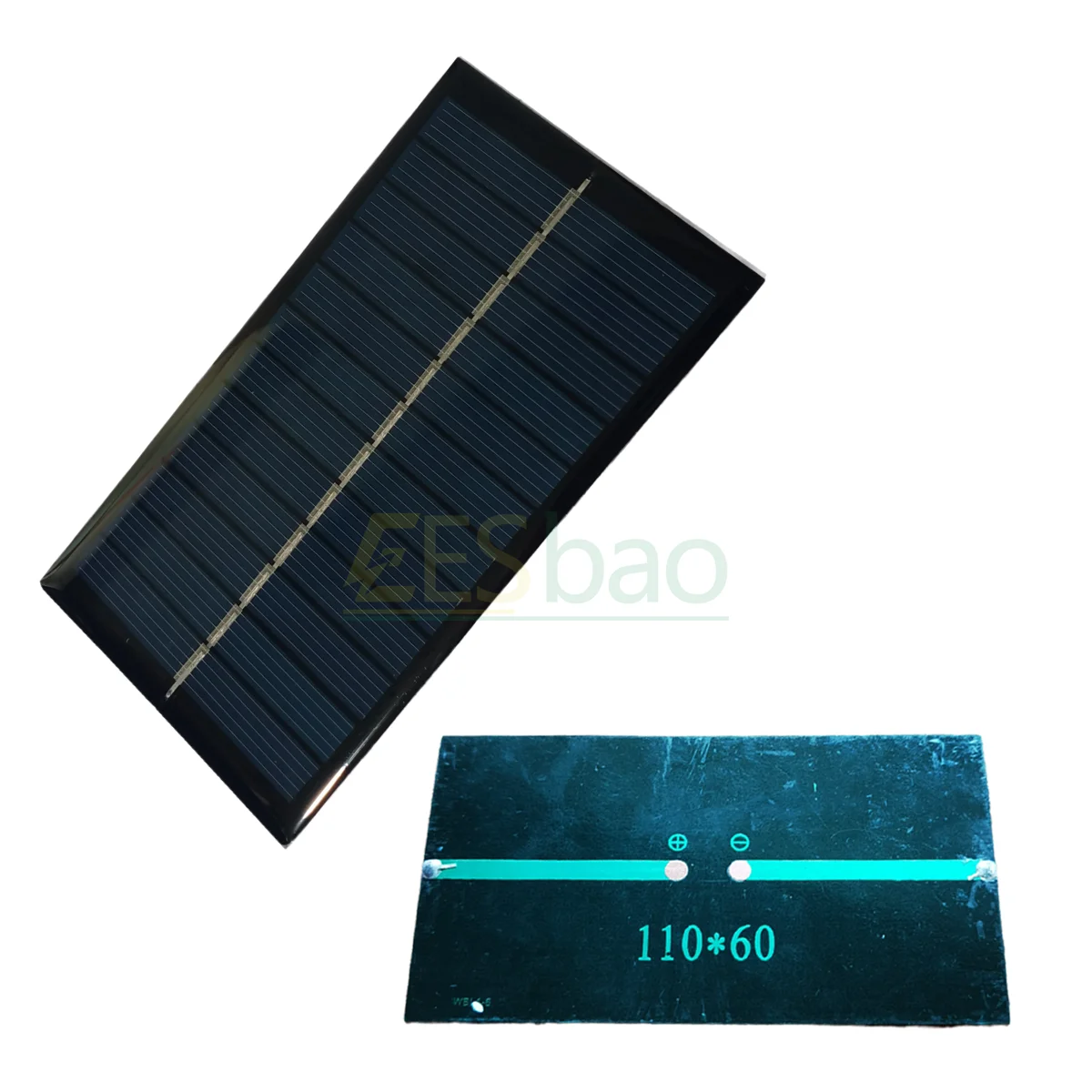 Solarpanel 6V 1W Mini-Solarsystem DIY für Akku-Handy-Ladegeräte Tragbare Solarzelle zum Aufladen von 3,7V 4,2V Lithium-Akkus – Detail 1