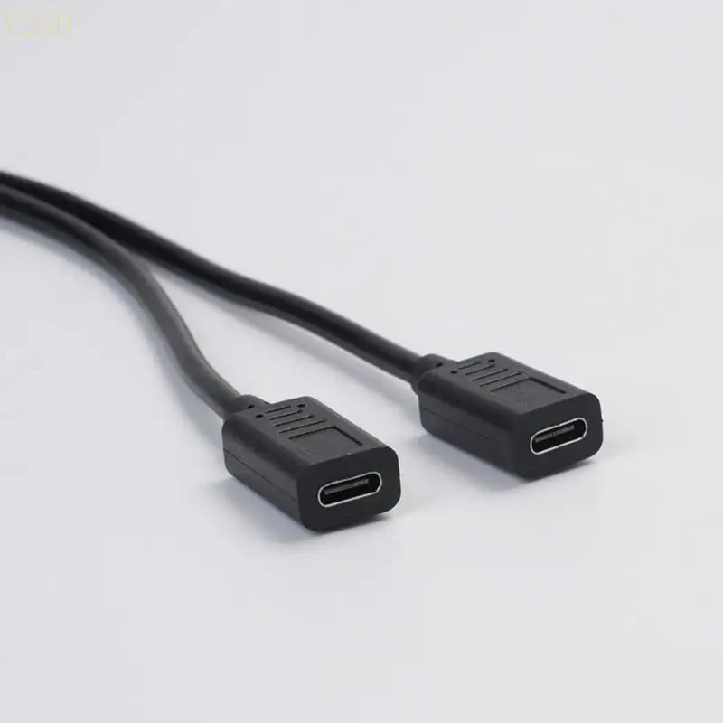 

Y2GD USB C Splitter Cable USB Type C Female to 2 Double USB Type C Female Splitter Extension Charging Cable