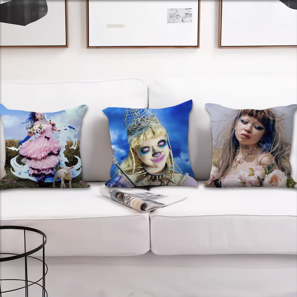 Singer B-Beans cushion cover For Pillow Case Sofa Bedroom Living Room Office J-JazminS Bedside Table Backrest Printing Square