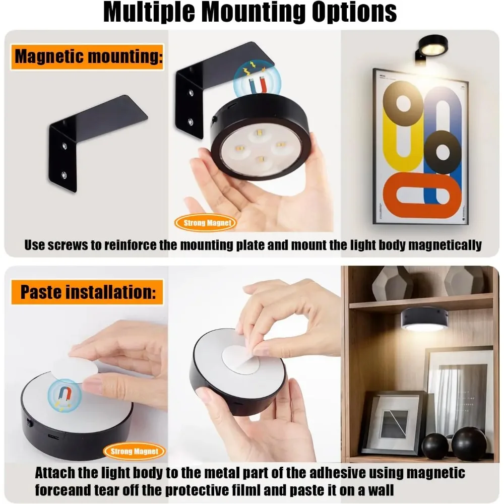 1-8 قطع RGB إطار صورة LED مغناطيسي عرض فني مع جهاز تحكم عن بعد، إضاءة ديكور الحائط للمنزل والمكتب