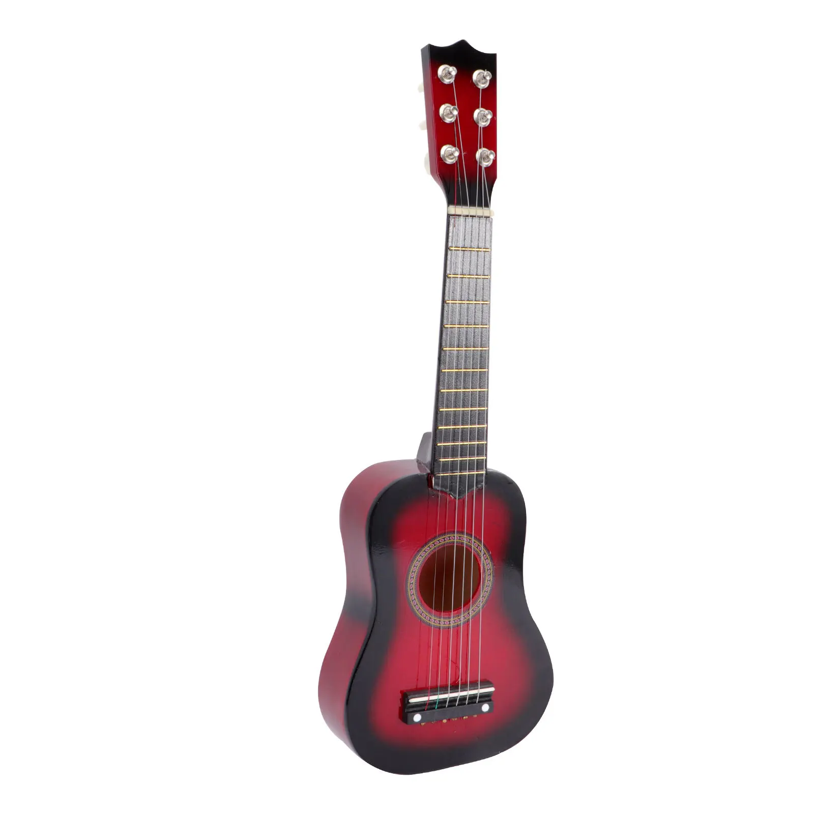 

21 Inch Kids Guitar Lightweight Wooden Acoustic Music Instrument Easy to Play Low String Action for Child Learning Creative Gift
