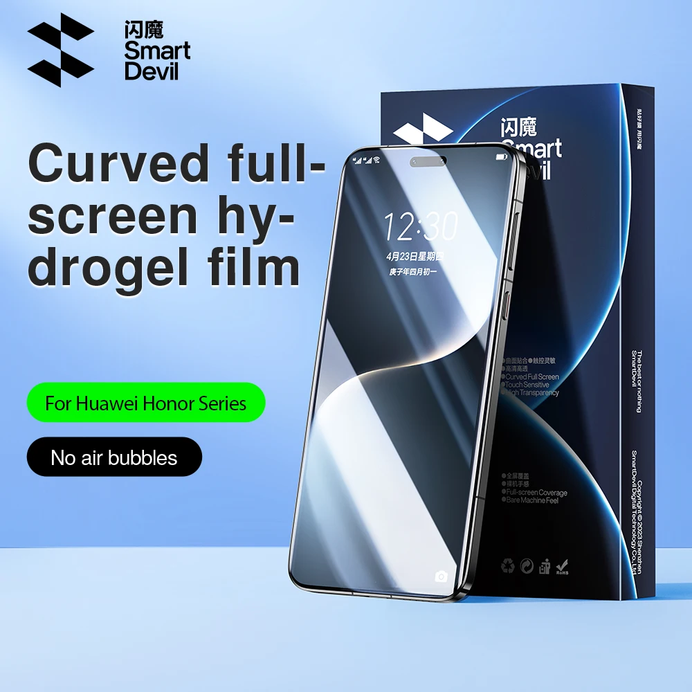 

SmartDevil Hydrogel Film for Honor Magic 8 Pro HD Screen Protector Soft Film for Honor Magic 7 Pro Anti-fingerprint