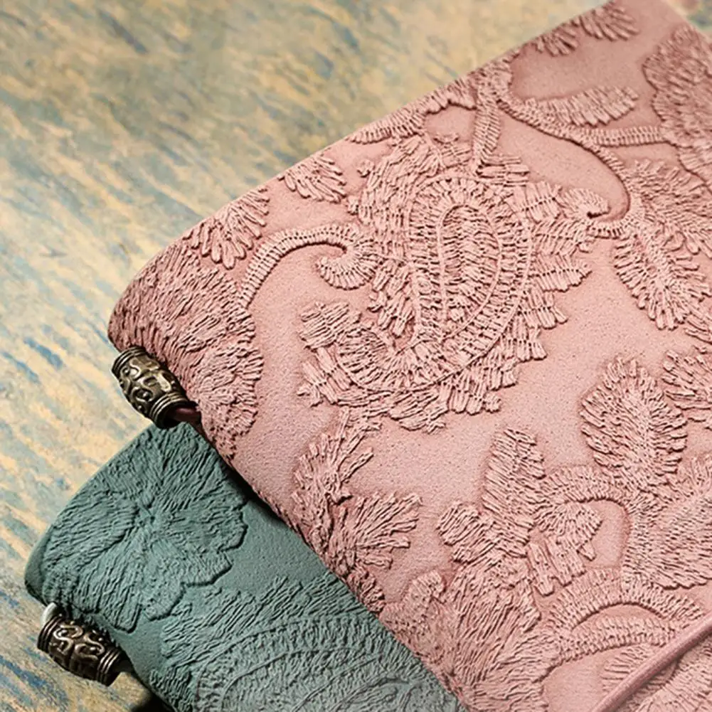 Vintage European 3D Lace Carved Flower Cover A6 Travel Notebook Replaceable Portable Student Journal Scrapbook School Supplies