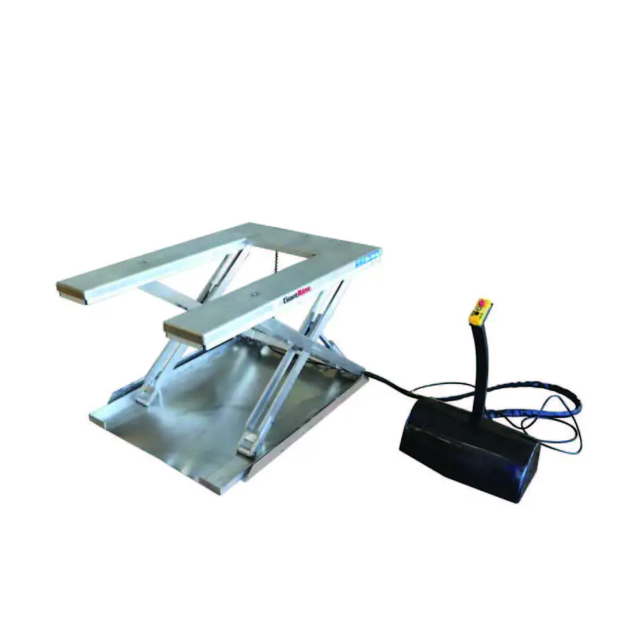 

Portable Light-weight Platform Stainless Steel Scissor Lift Table MP-L600 U Shape Lift Table