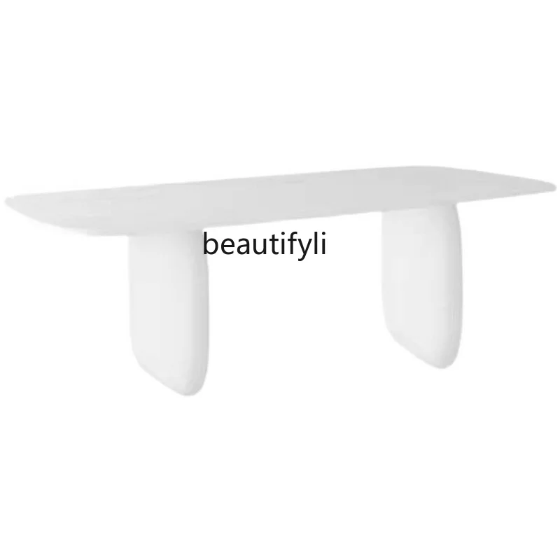 

Nordic Creative Solid Wood Desk Modern Simple and Fashionable Conference Table Personalized Reception Conference Table