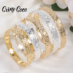 Cring Coco Hawaiian Bangle Bangles Fashion Woman Gold Plated Designer Jewelry Accessories Polynesian Bracelet for Women Luxury