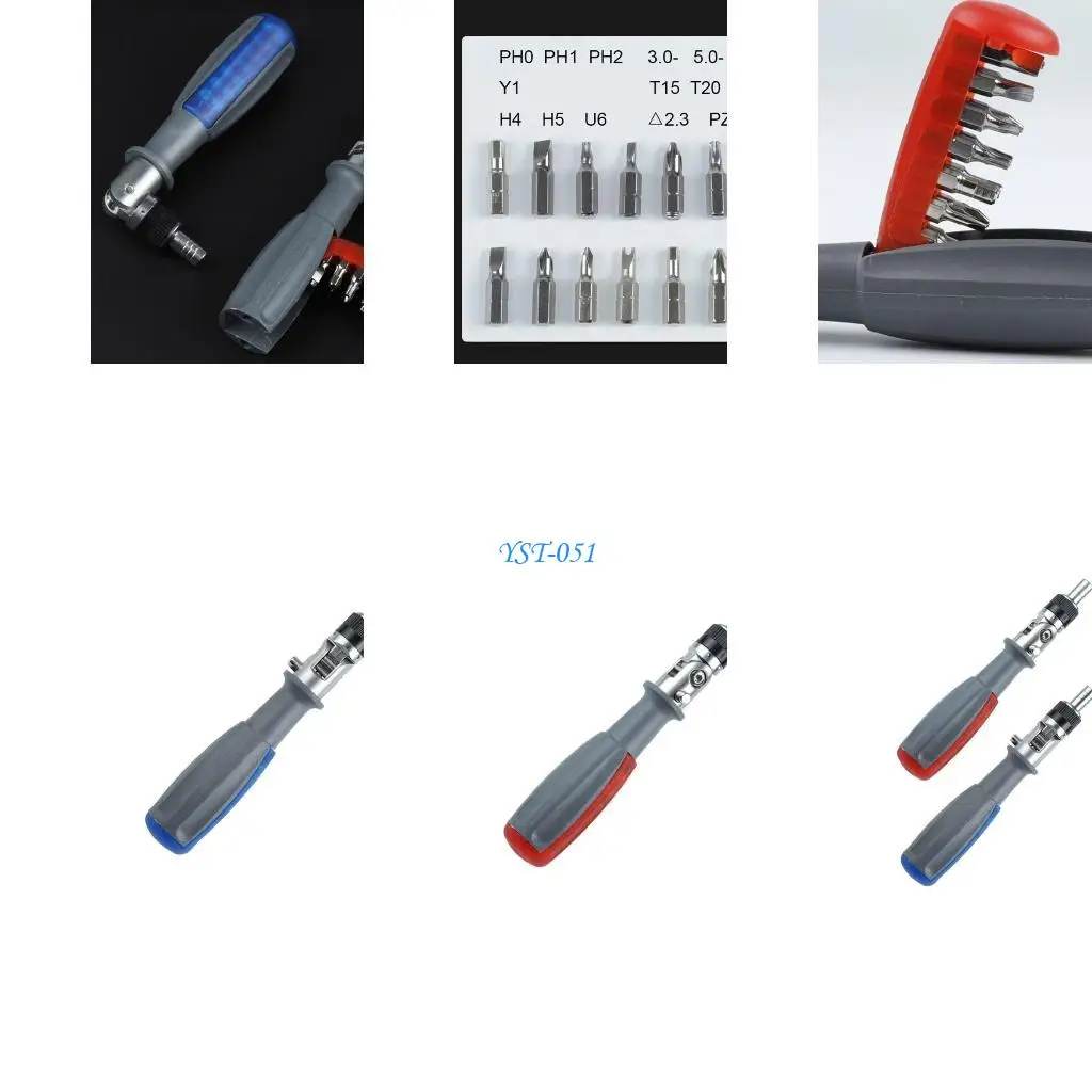 

E15A 180 Degree Inside Hexagon Adjustable Mini Rapid Ratchet Screwdriver Tool