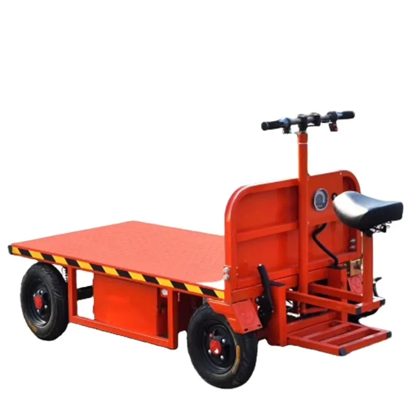 Electric van with gardener's cart platform Transpallet four-wheel pallet truck