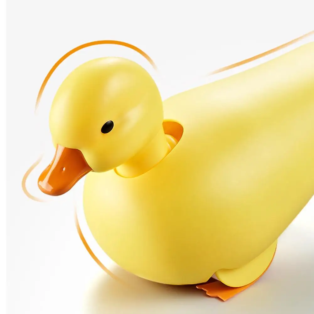 Cute Swinging Electric Yellow Duck Baby Bath Soothing Toy Water Land Dual-Purpose Toy Baby Learning Crawling Duck Toy Childh