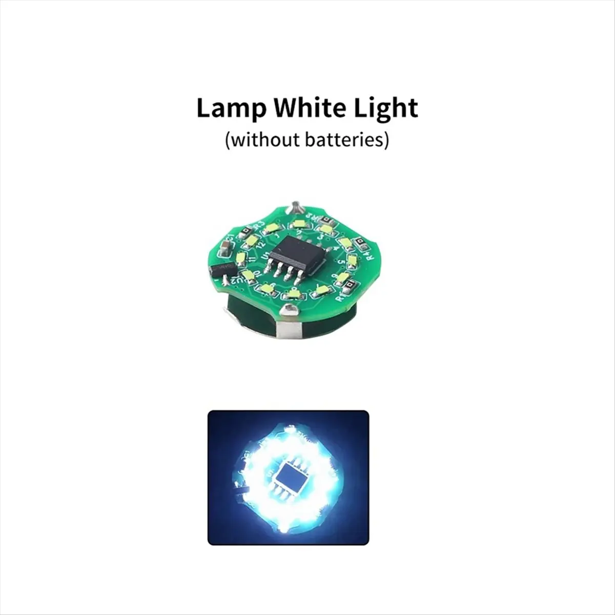 (B63C) For Bambu Lab Ring Shape LED Light with Magnetic Control DIY 3D Printing Model Parts for Bambu Voron AD5M K1 Kobra