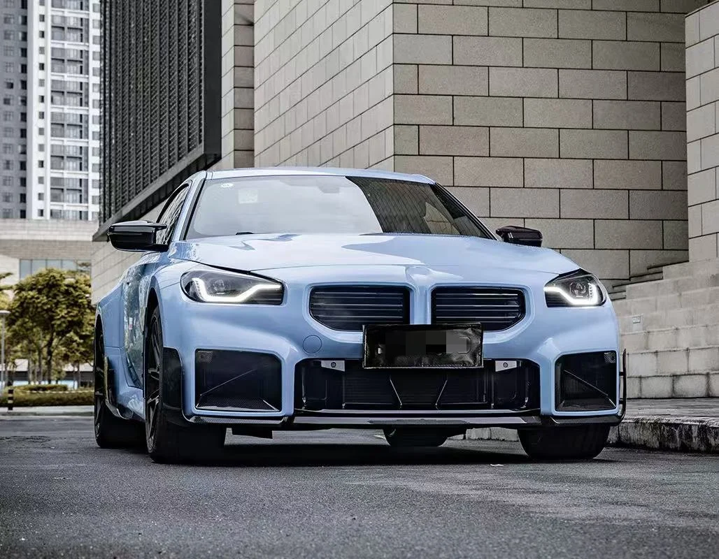 عالية الجودة 2023-IN غطاء مرآة الرؤية الخلفية للسيارة مناسبة لسيارات BMW 2 Series M2 G87 غطاء مرآة الرؤية الخلفية من ألياف الكربون الجافة #5