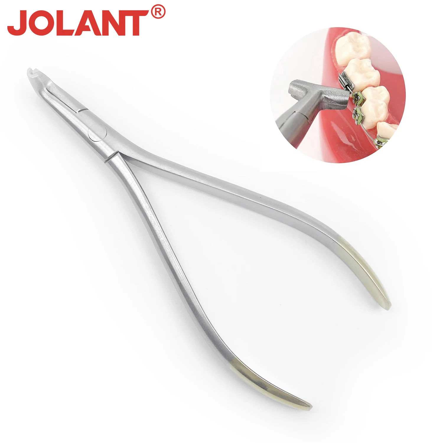 JOLANT Dental End Bending Plier Orthodontic Pliers Instrument Archwire Distal End Back Bend Forceps Stainless Steel Dentist Tool
