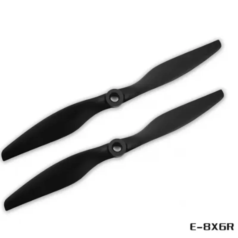HQProp 8x6 2-Blade Pusher Prop 10.3g 6mm Shaft 14.8mm Hub Glass Nylon for FPV Fixed Wing RC Airplane