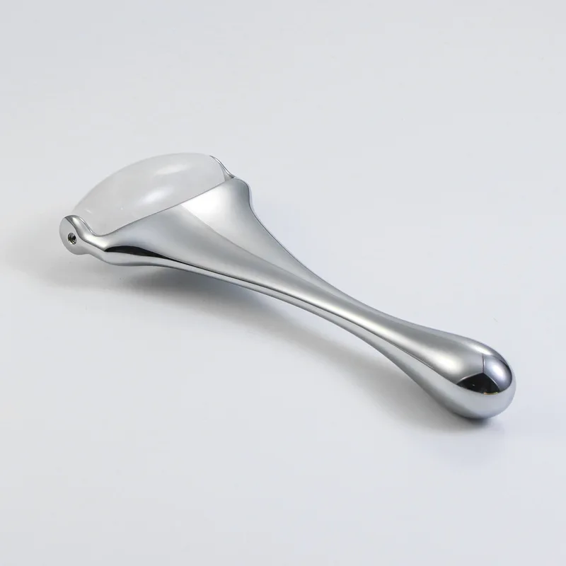 1PC 옥 롤러 마사지 뷰티 완드 화이트 옥 아연 Zlloy 얼굴 특수 얇은 얼굴 롤러 스크래핑 페이스 리프팅 도구