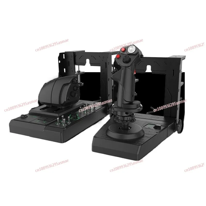 محاكاة عصا التحكم في لعبة الطيران، ملحقات عصا التحكم، الكمبيوتر المتوافق WIN10 WIN11 War Thunder، المعدات السوداء