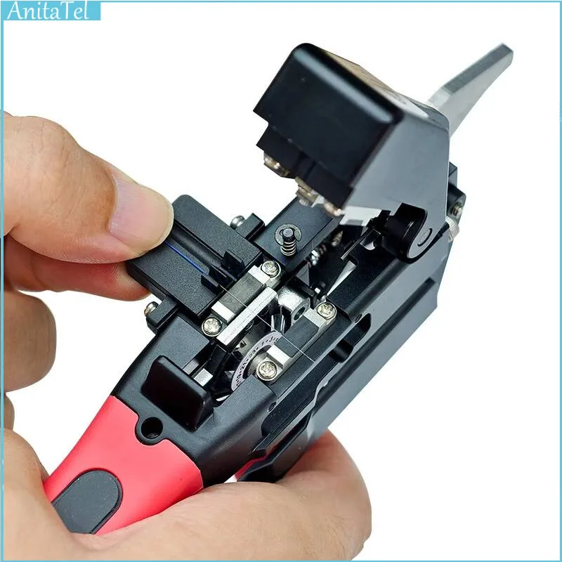 Integrated Fiber Stripper and Cleaver Signal Fire Multi-Functional FTTH Drop Cable Stripper One- Step Optical Fiber Cleaver
