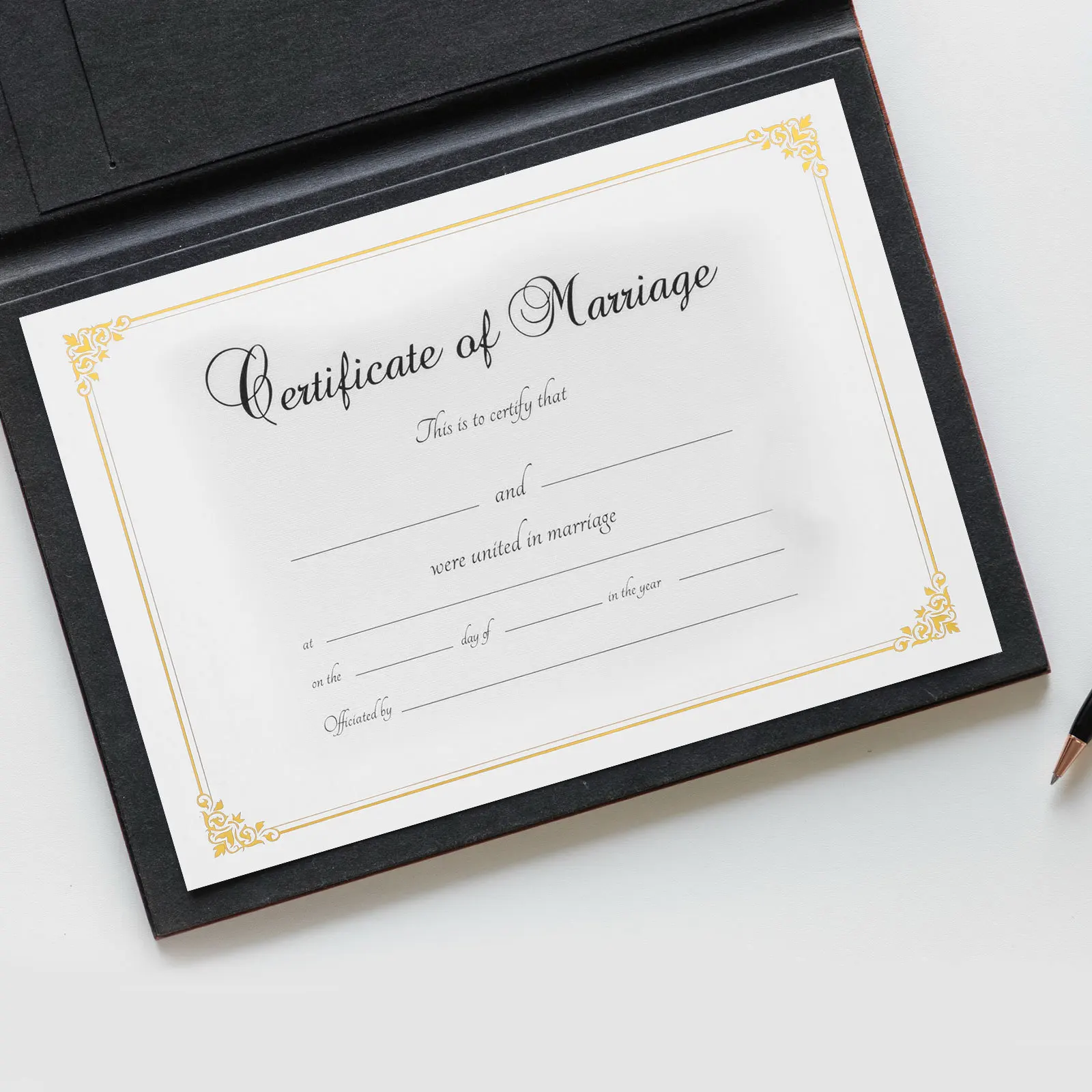 10Pcs Hot Stamping Certificate Paper Blank A4 Diploma Paper for Printable Awards Graduation Classroom Achievements