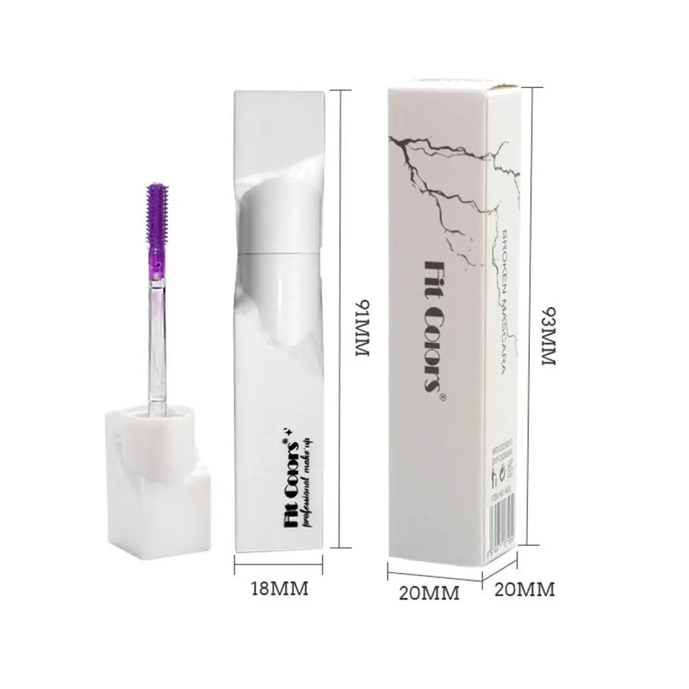 Mascara colorato impermeabile ciglia ad asciugatura rapida Curling allungamento trucco ciglia blu verde rosso viola nero bianco inchiostro Mascara