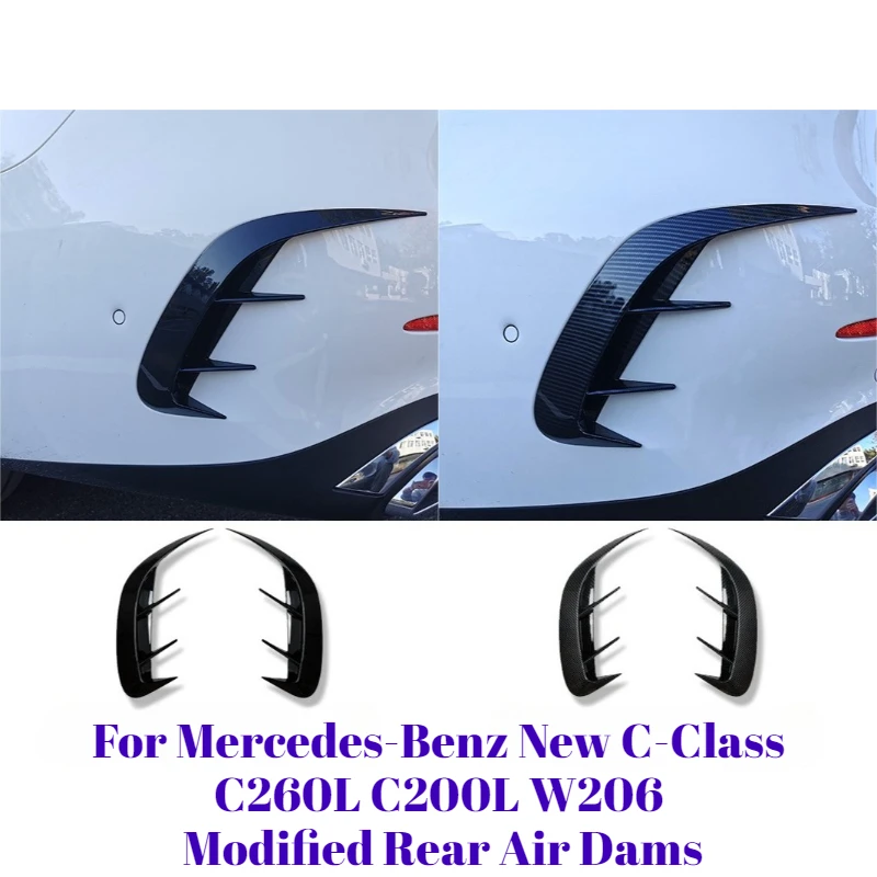 

For Mercedes-Benz New C-Class C260L C200L W206 Modified Rear Air Dams Rear Bumper Trim AMG Air Dam Kit Automotive Customization
