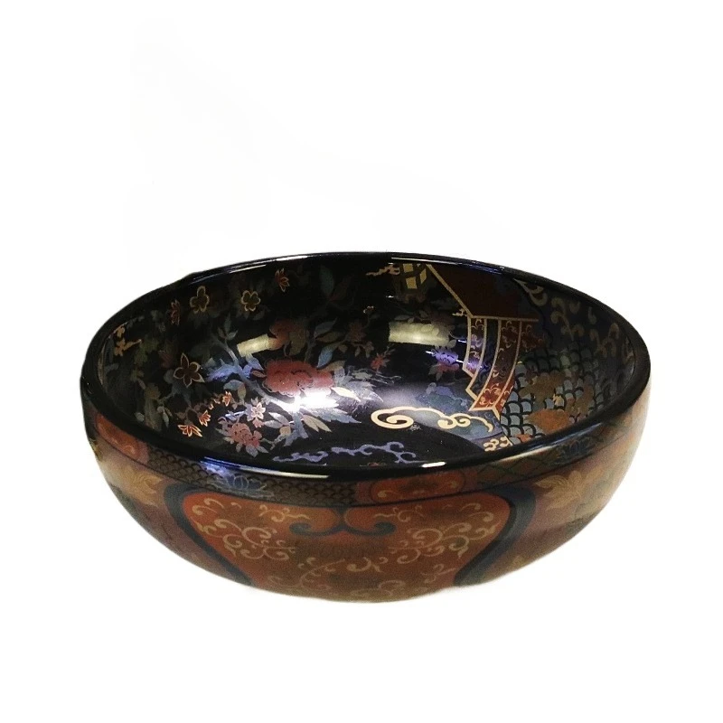 

Art wash basin bathroom wash basin American wind table ceramic basin retro