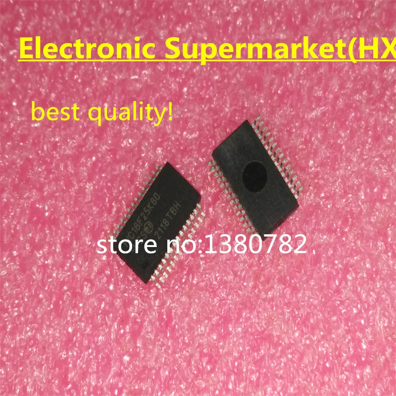 Free shipping 50pcs/lots PIC18F25K80-I/SS PIC18F25K80 SSOP-28 IC In stock!