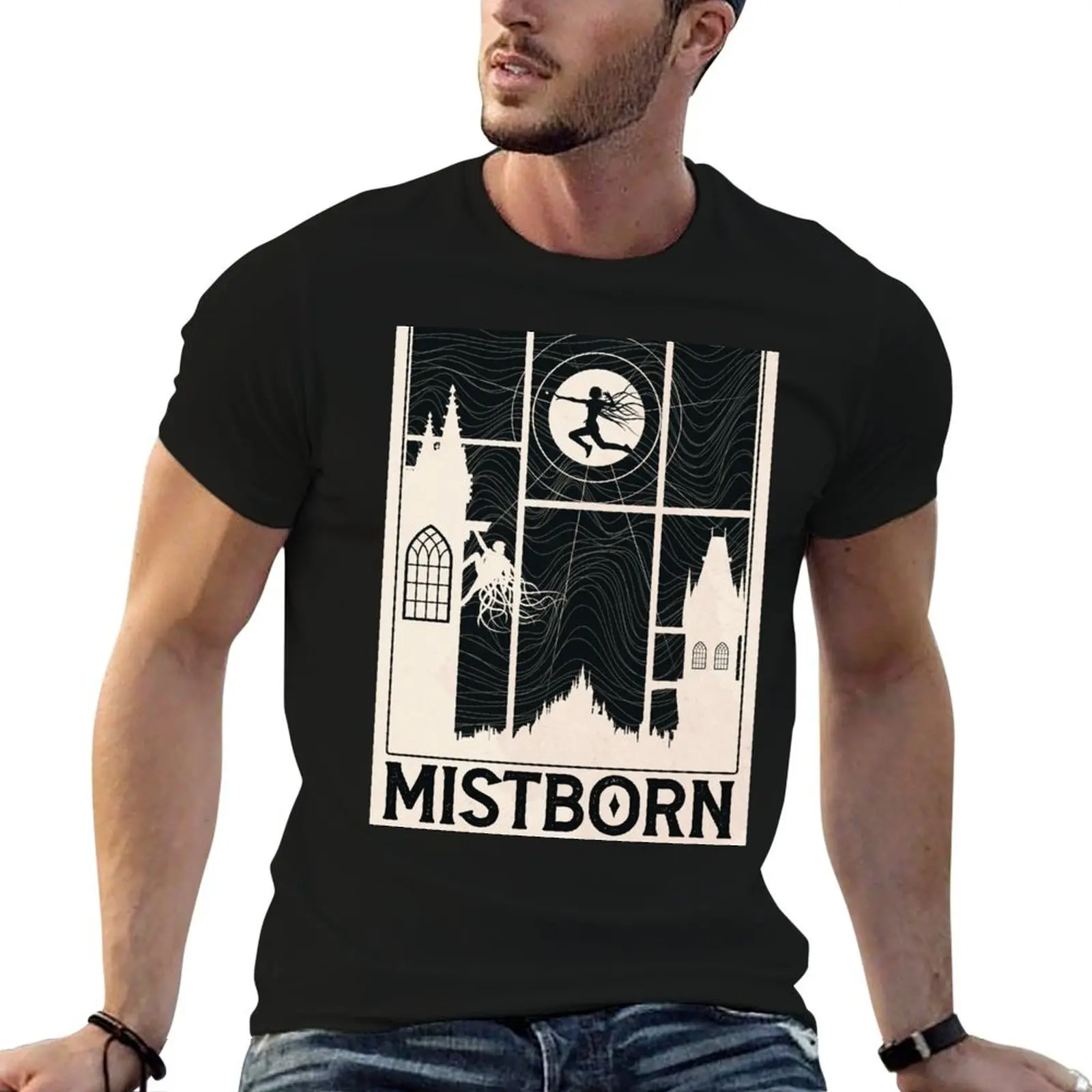 mistborn poster T-Shirt g man t shirts for men t shirt custom print t shirts designer T-shirt