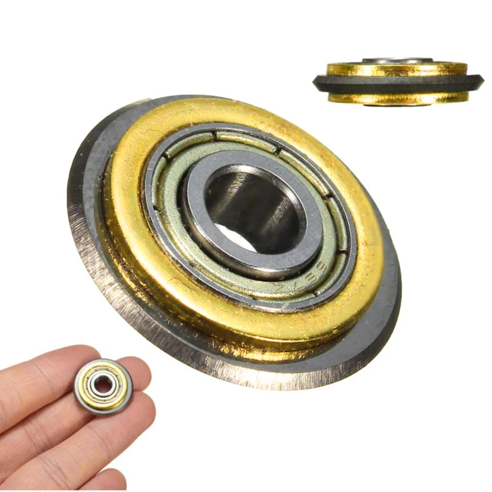 Reemplazo de rueda de rodamiento rotativo para máquina de corte Manual, accesorios de corte de ladrillo de cerámica de azulejo, 22mm