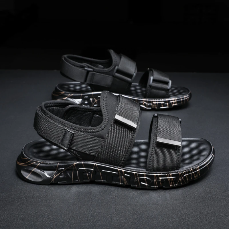 Men's Sandals Summer 2023 New Korean Edition Casual Outside Driving Dual Use Non Slip Beach Sandal Men Slippers  Shoes Slipper