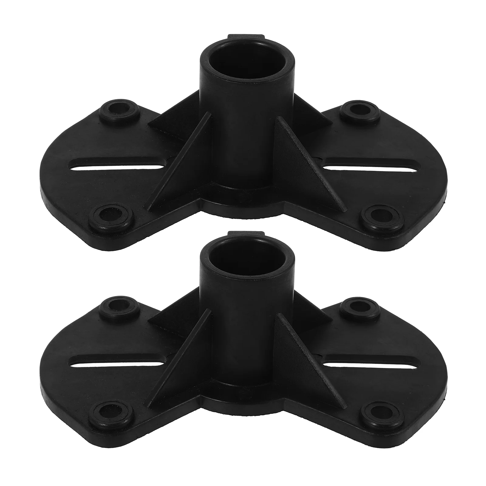 2 Pcs Universal Speaker Base Plastic Stand Tray Audio Holder Stable Desktop Stands For Bookshelf Speakers Small Precision