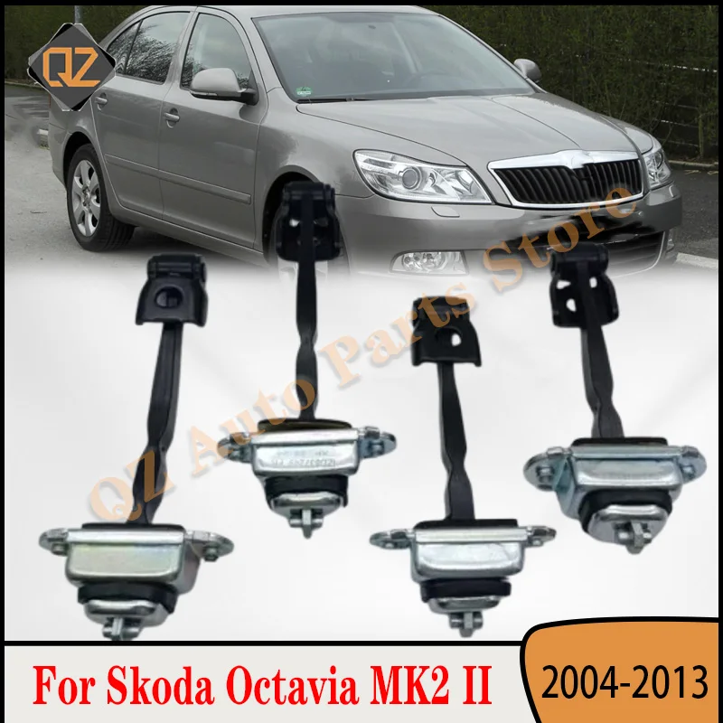 Front Rear Left Right Door Check Strap Stopper Limiter 1ZD837249 1ZD839249 For Skoda Octavia MK2 II 2004-2013