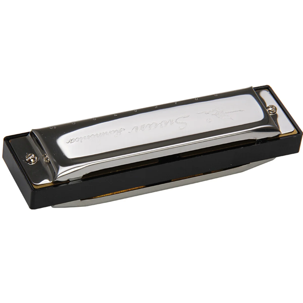 Swan Harmonica 10 Hole 20 Tones Harmonica C Blues Professional Harmonica (Sliver) blues harmonica blues harp