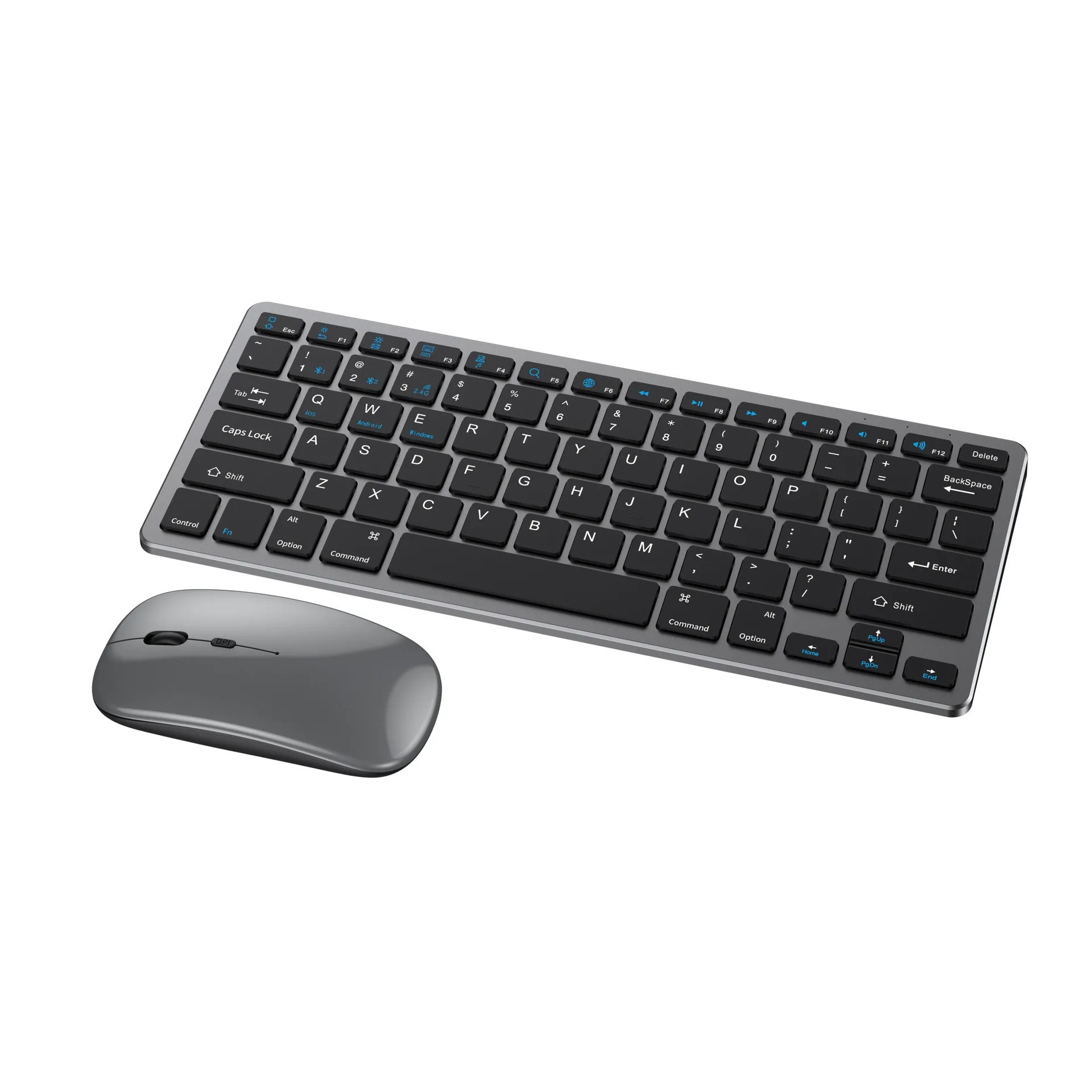 2.4G Wireless Keyboard Mouse Set Bluetooth 5.0 Keyboard Mouse Combo 3 Modes Mini Keyboard Mouse For Laptop PC Accessories