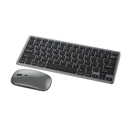 Juego de teclado y ratón inalámbrico 2,4G, Bluetooth 5,0, Combo de teclado y ratón, 3 modos, Mini teclado y ratón para ordenador portátil, accesorios para PC