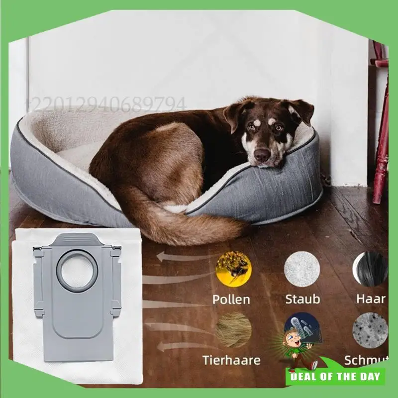 -ABPO 6 قطعة كيس لجميع الغبار كيس النفايات الغبار ل Roborock Q Revo Maxv / Roborock P10 Pro جهاز آلي لتنظيف الأتربة استبدال أجزاء الملحقات