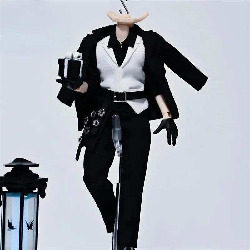 Maßstab 1:12, einfarbige Jacke, Weste, Hose, Anzug, Kleidungsmodell, passend für 6'' männliche BJD Asi 3.0 Romankey Actionfigur – Detail 4