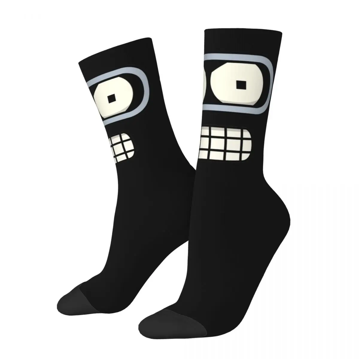 Fashion Men's Socks Casual Bender Face Sock Polyester Futuramas Sport Women Sock Spring Summer Autumn Winter