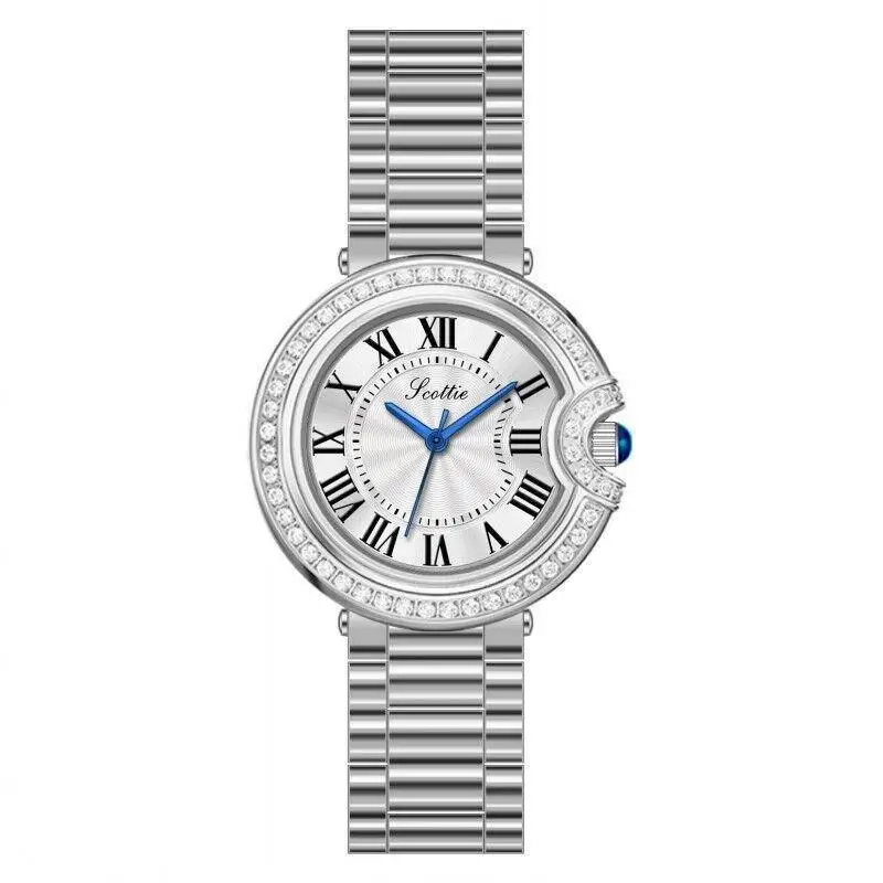 Retro new elegant women's watch temperament trend simple classic automatic waterproof quartz women's watch birthday gift