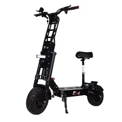 FLJ K6 6000W Dual Motors Electric Scooter with 50ah Battery, fast speed kicksooter