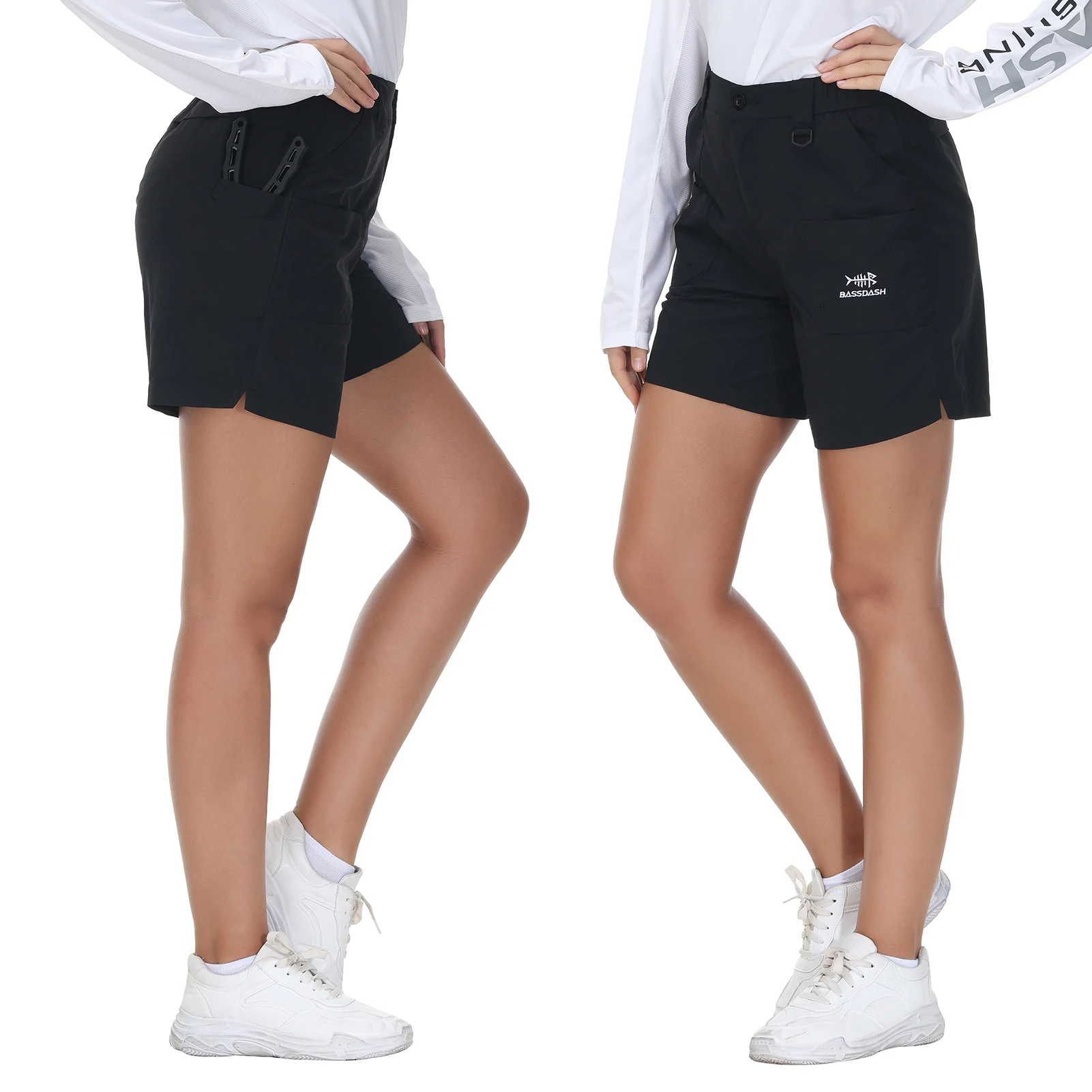 Bassdash FP03W - Shorts de pesca para mujer, resistentes al agua - imagen 2