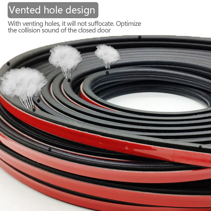 Car Door Rubber L-type Seal Strips for Mercedes Benz AMG W203 W210 W211 W124 W202 W204 W205 W212