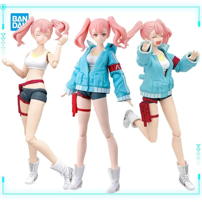 Bandai Original Genuine Synduality Noir Ellie Figure-rise Standard Kawaii Anime Girl Assembly Model Action Figures Toys Gift