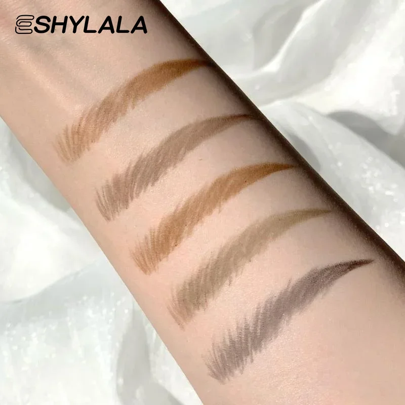 超極細アイブロウペンシルダブルヘッド長期持続ナチュラル防水プロフェッショナルアイブロウペンメイクアップツール