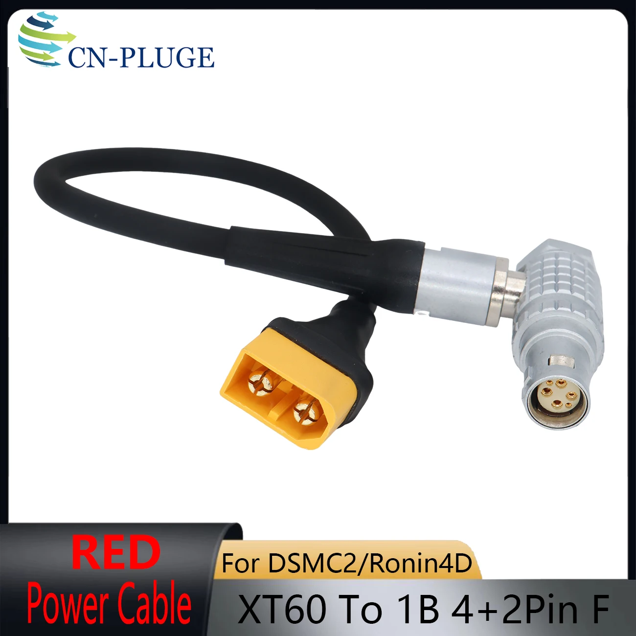 

Кабель питания XT60 (штекер) - RED (гнездо) для камер KOMODO X/V-RAPTOR/DSMC2/DSMC3/DJI Ronin 4D 1B 6 (4+2) Pin
