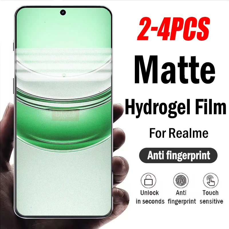 

Мягкая матовая гидрогелевая пленка из 2-4 предметов для Realme C75 C73 C71 C67 C65 C63 C61 C55 C53 C51 Note 70T 60X 60 50 GT8 Pro Защитная пленка для экрана