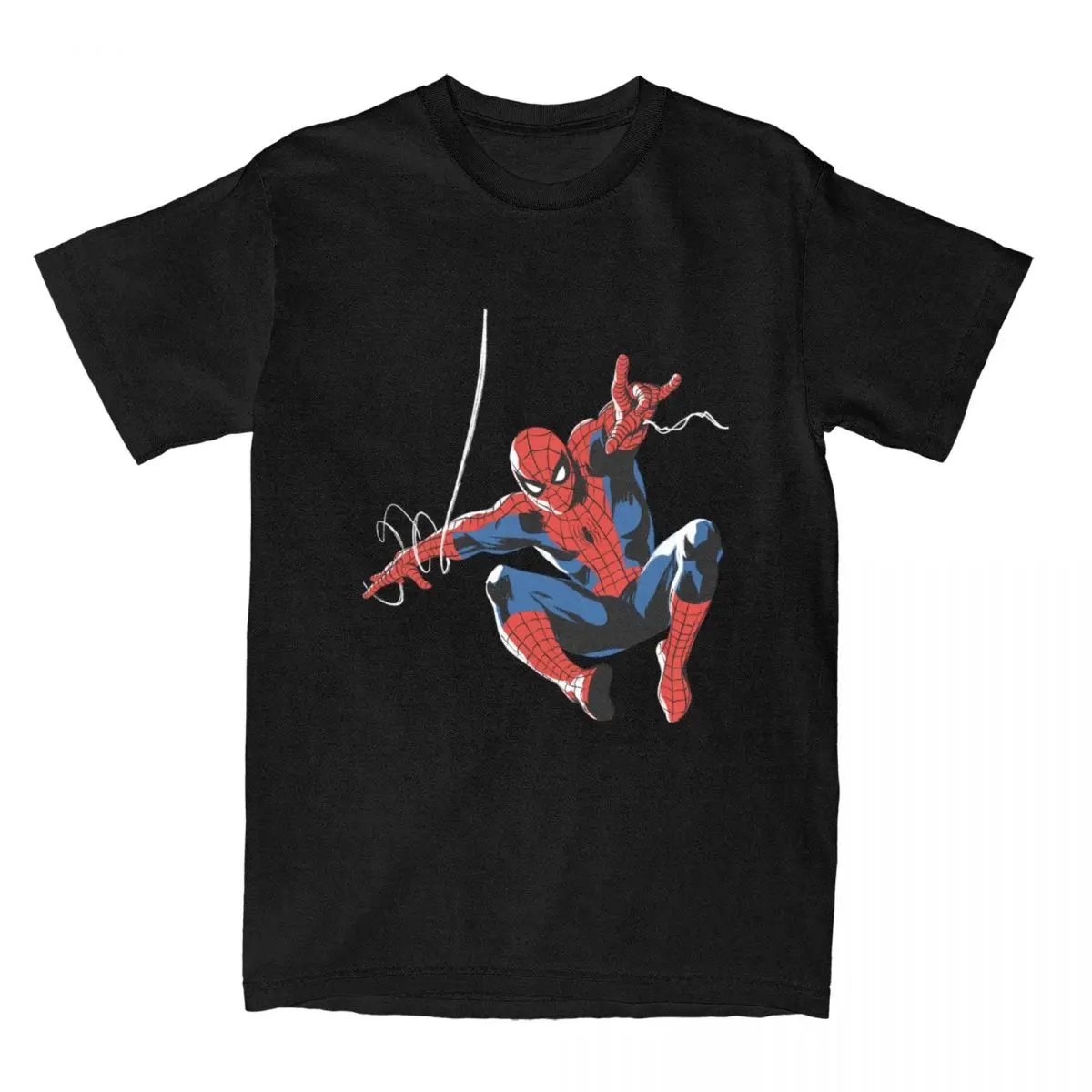 Spider-Man Comics Men Women T Shirt Spiderman Merch Novelty Tees T-Shirt Cotton All Seasons Clothing