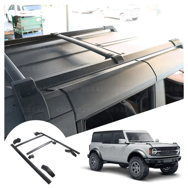 Car Exterior Accessories Durable Aluminum Alloy Material Roof Rack Luggage Rack for Ford Bronco 4 door 2021-2023