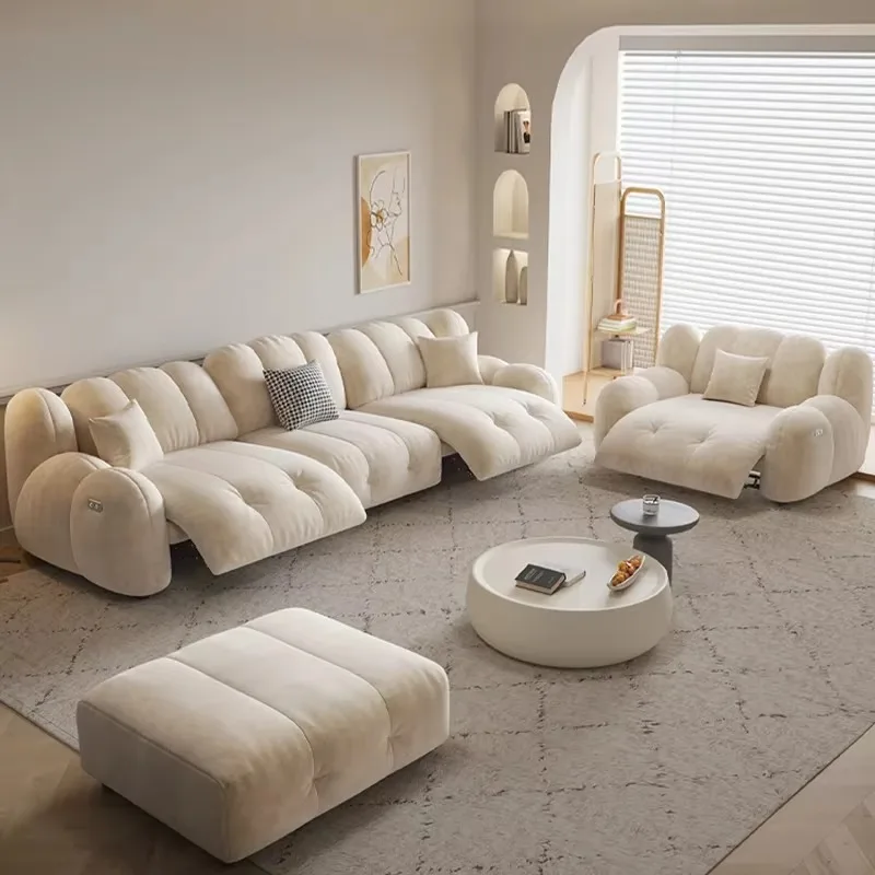 

Armrest Loveseat Electric Sofa Decoration Modern Italian Apartments Couch Lazy Luxury Designer Divano Soggiorno Furniture Home